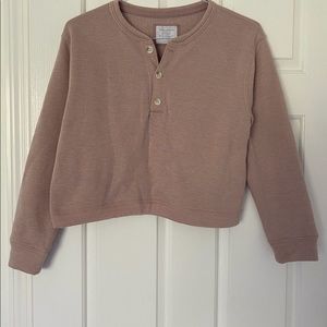 Cute Blush Pink Button Up